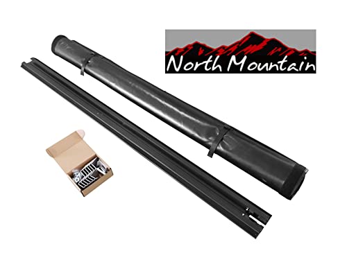 North Mountain Soft Roll Up Truck Tonneau Cover For 2017-2023 Honda Ridgeline Truck Bed, Truck Bed Cover Fits 2017-2023 Honda Ridgeline 5Ft Pickup Fleetside/Styleside Bed (64") #TOP7