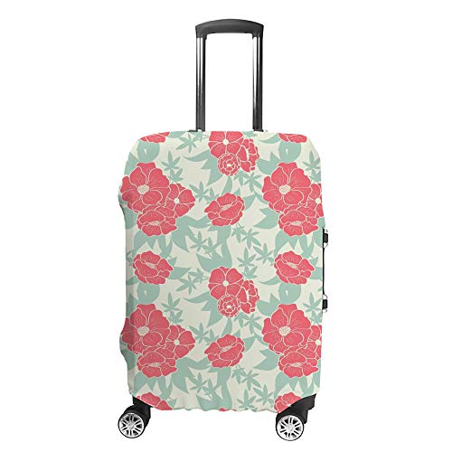 Housse de protection pour bagages anti-rayures motif floral