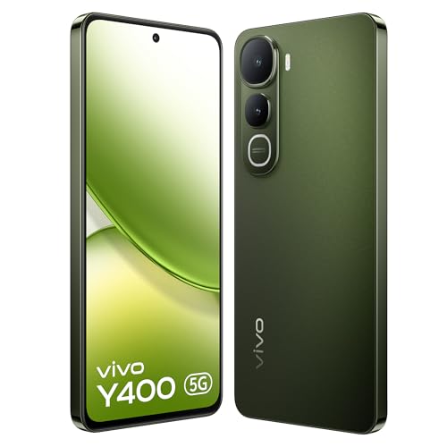 Image of Vivo Y400 5G (Olive Green, 8GB RAM, 256GB Storage) with No Cost EMI /Additional Exchange Offers