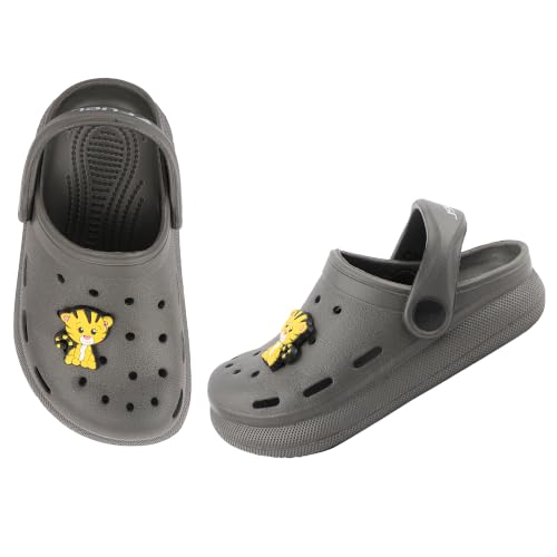 Image of FUEL Hooper Lightweight & Comfortable Pull-On Casual Clogs with Cushioned Footbed for Kids