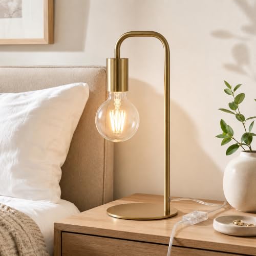 Iporovon Industrial Modern Bronze Table Lamp 13.5", for Desk or Bedside by Iporovon - Used condition - Image 6