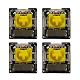 Lodoot RGBs イエロー軸スイッチ 4個 V3Proゲーミングキーボード用 クロスシャフト メカニカルキーボード用スイッチ