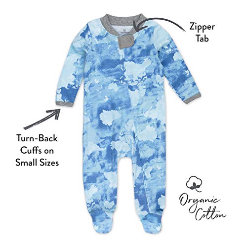 Image of HonestBaby Baby 2-Pack Organic Cotton Footed Pajama Sleep & Play