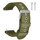 uEmoh Watch Bands, Quick Release Nylon Watch Straps for Men Women, Watch Bands of Multiple Colors &