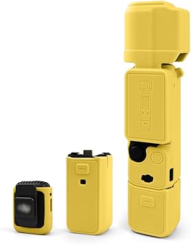 Pocket 3 Silicone Cover Compatible with DJI Osmo Pocket 3 Yellow