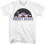 Moody Blues - Mens Nights in White Satin Short Sleeve T-Shirt, Color White, Size: Medium