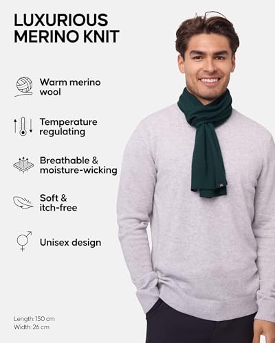 DANISH ENDURANCE Merino Wool Scarf, Premium Quality, Soft, Warm Neckwear, for Winter, for Men and Women - Image 3