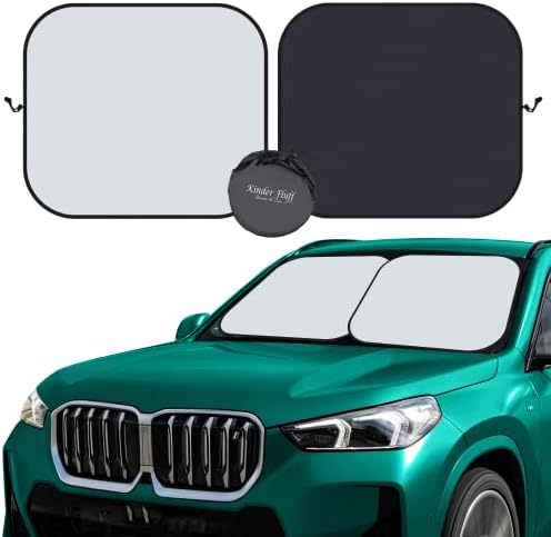 kinder Fluff Windshield Sun Shade -The Only Certified Car Window Shades Blocking 99.87% UVR-210T Automotive Window Sunshades as Cars,SUV,RV,Truck & Car Accessories - Accesorios para Carro (Standard)