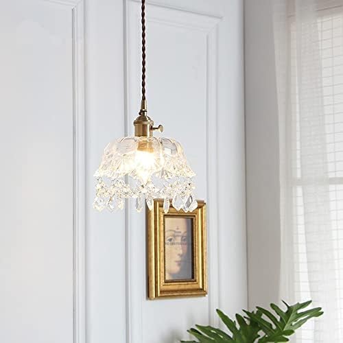 MARURY Mini Pendant Lighting Kitchen Island Sink Lighting Chandelier with Glass Shade Modern Farmhouse Hanging Lamp, for Kitchen Island Living Room Lighting Fixture