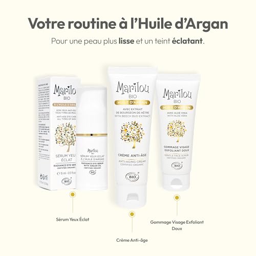 Marilou Bio - Crème visage de Jour à l'Huile d'Argan bio du Maroc - Nourrissante et hydratante pour peaux sèches - 99% d'ingrédients d'origine naturelle - 50ml – vue 5