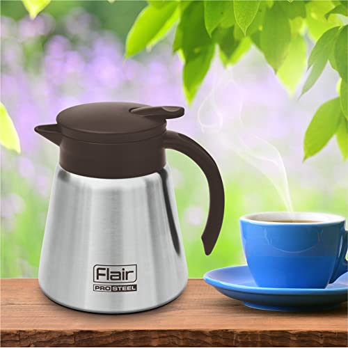 Image of Flair Latte Vacuum Insulated Steel Kettle 600 ML (Brown)