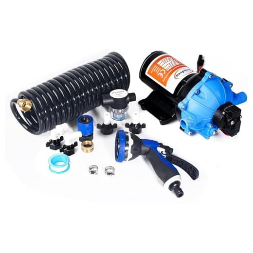 Self-Priming 12V Washdown Pump Kit