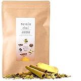 JEAU CHAU レンジで簡単 マサラチャイ ティーバッグ 45g (3g×15包) 濃いめ CTC 茶葉 チャイティー チャイ (6種類のスパイス / 無添加) masala chai