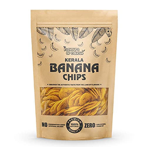 Flavours of Calicut Kerala Banana Salted Chips, 1 Kg (Pack of 2 X 500G)