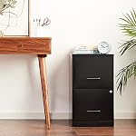NuSparc 2 Drawer Locking Filing Cabinet | Pre-Assembled Steel Construction | Space-Saving Design is Perfect for Home and Small Office | Letter-Size | Assembled in North America - Image 2