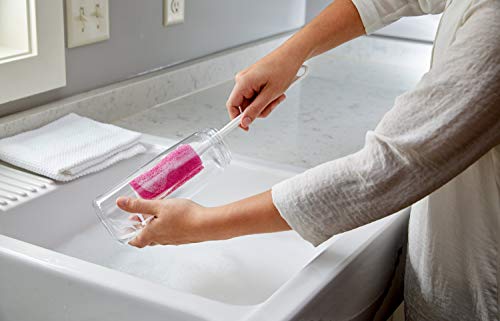 Scotch-Brite Water Bottle Scrubber, Safe On Glass, Plastic And Stainless Steel #TOP6