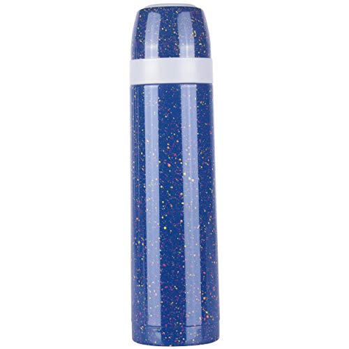 MAISON HUIS 17oz Snug Flask Coffee ThermosStainless Steel Vacuum Insulated Strainer Filter Cold And Hot Beverage Chef Water Bottle Slim Can Coffee Cup Jug Travel Tumbler Mug Four Season Sky Blue