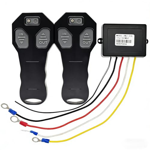 Wireless Winch Remote Control Kit for Jeep Truck SUV