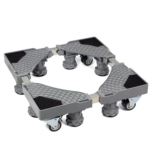 Airblue 洗濯機 台 キャスター 8足4輪 洗濯機置き台