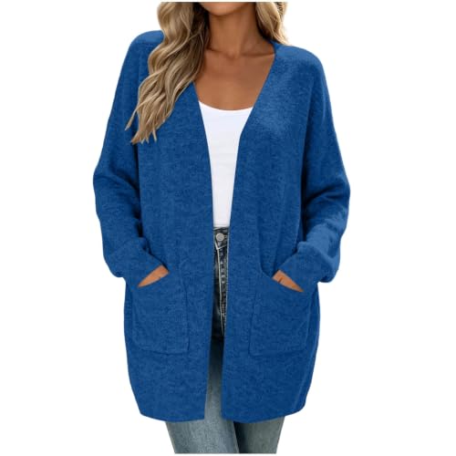 Cardigan Sweaters for Women Open Front Coats Long Sleeve Fashion Jackets - image 3