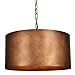 Elegant Lighting LD6015D20 Miro 3 Light 20" Wide Pendant with an Aluminum Shade, Manual Brass
