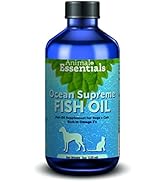 Animal Essentials Ocean Supreme Fish Oil for Dogs and Cats, 8 oz - Omega 3 Fish Oil for Healthy S...
