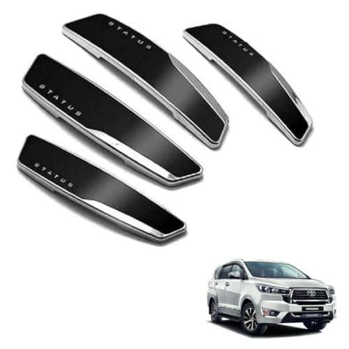 Image of Autokaar Status Car Door Edge Guard Scratch Protector Black Universal for Toyota Innova /Hyryder /Fortuner /Glanza /Camry /Cruiser /Rumion /Crysta /Etios /Liva /Corolla Altis /Yaris