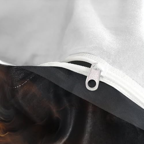 Housse de couette crâne de feu 3D en microfibre inaltérable de qualité supérieure - 8