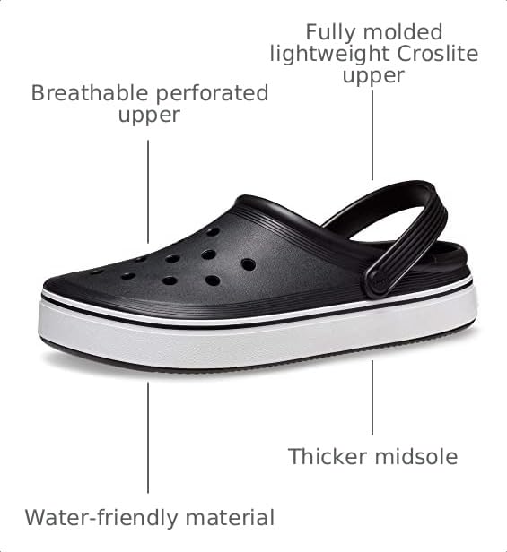 Image of Crocs Unisex Adult Platform Off Court Clogs