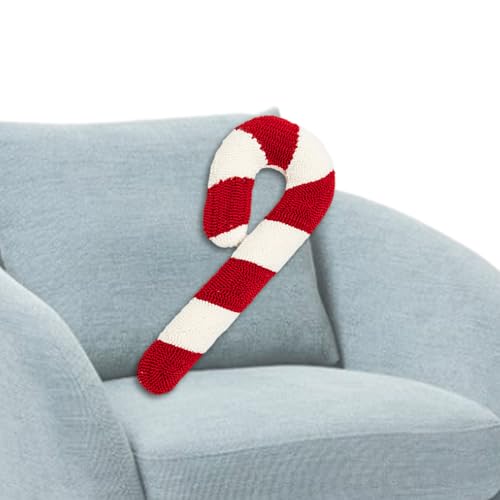 Coussin de bonbons à la menthe poivrée, coussins de Noël,Coussins de chaise de Noël avec coussin à la menthe poivrée | Coussins et blancs, coussins...