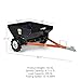 Titan Attachments Compact Manure Spreader, Rated 8.7 Cu. FT, Utility Tow-Behind ATV/UTV Lawn Tractor Spreader