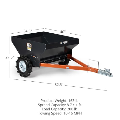 Titan Compact 8.7 Cu. Ft Manure Spreader