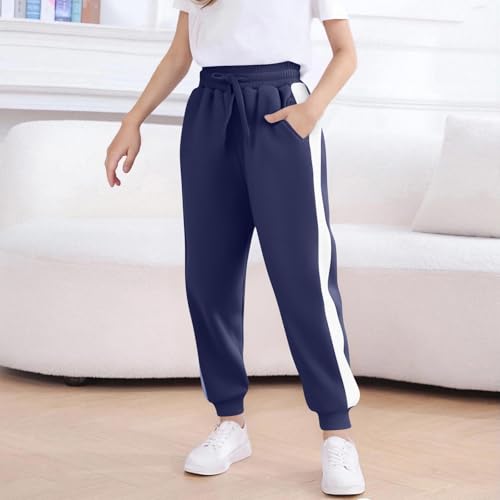 Girls Sweatpant with Pocket Youth Cotton Athletic Jogger Baggy Comfort Sweats 2025 Winter Trendy Teen Clothes2