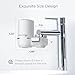 Waterdrop Sink Filter Water Faucet for Skin Care, Bathroom Faucet Filter, 320 Gallons, NSF Certified Water Purifier, 0.01μm Ultra-Filtration System, Reduces Chlorine Lead-Free Material, 1 Filter White
