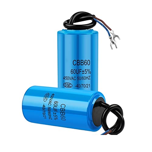 Condensateur de démarrage moteur CBB60 450V 24uF à haute résilience pour pompes de piscine