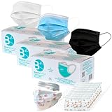 150 +10 de regalo Mascarillas Quirúrgicas, higiénicas, desechables, Tipo IIR, en varios colores, filtración (BFE) 98%, hechas en España