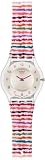 Swatch Ladies Skin Sliding Waves Lilac Strap Watch