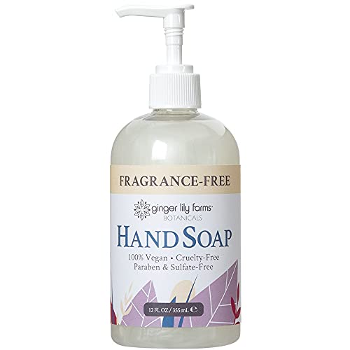 Ginger Lily Farms Botanicals All-Purpose Liquid Hand Soap, 100% Vegan & Cruelty-Free, Fragrance-Free, 12 Fl Oz (Pack Of 6) #TOP1