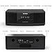 Vintage Bluetooth Stereo System for Home, THINKYA 36W RMS Micro HiFi Systems CD Player Dual 3” Bass with Bluetooth Audio Streaming, FM Radio, USB Port, Aux-in, Remote Control(NO Clock & Alarm)