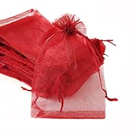 20 Stück Organza Beutel 17x23cm - Mit Kordelzug Für Hochzeit, Schmuck & Geschenke