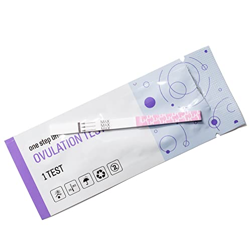 Testic 25 Ovulation Lh Test Strips Predictor Kit (25 Count) + 5 Free Pregnancy Test Strips #TOP3