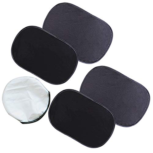CARTMAN Car Sun Shade (4pk) -80 GSM with 15s Film (Highest Possible) for Full UV Protection- Size: 20