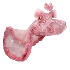 Bean Paste Powder Short Sleeved Butterfly Tail