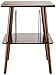 Crosley ST66-MA Manchester Turntable Stand with Wire Record Storage, Mahogany