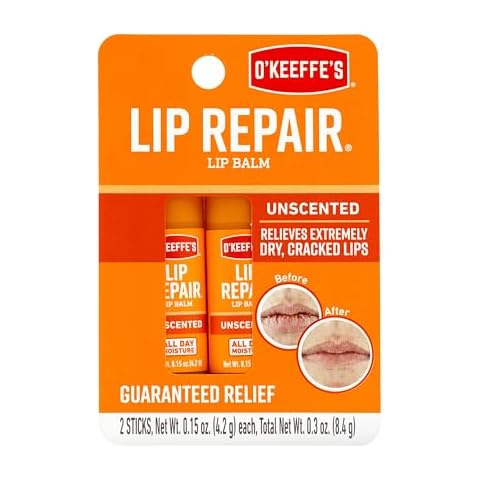O'Keeffe's Unscented Lip Repair Lip Balm Cover