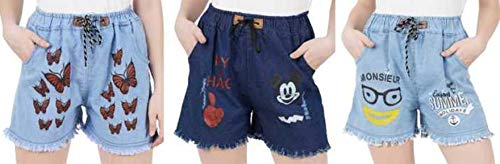 KIFAYATI BAZAR Girls Regular Shorts (Pack of 3)
