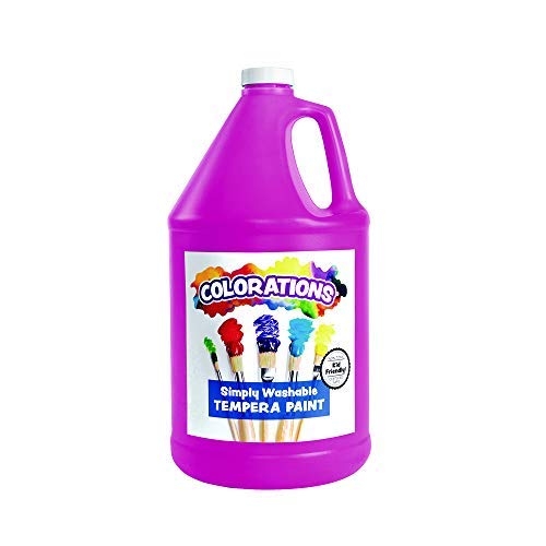 Colorations Washable Tempera Paint, Gallon, Magenta, Non Toxic, Vibrant, Bold, Kids Paint, Craft, Hobby, Fun, Art Supplies #TOP14