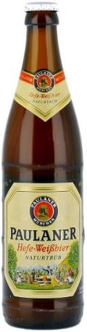 Paulaner Hefeweiss Naturtrub 500ml - Case of 12 Genuine German Import