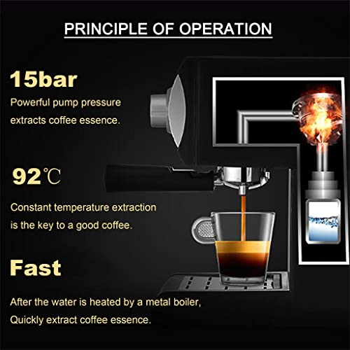 Cafetera Semiautomática con Tanque de Agua Transparente miniatura 3
