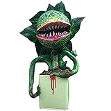 Frdun Piranha Skulptur, Piranha Blumen Replik Filmrequisiten Hof Harz Ornamente Kleiner Horrorladen Gruselige Pflanze Garten Halloween Deko